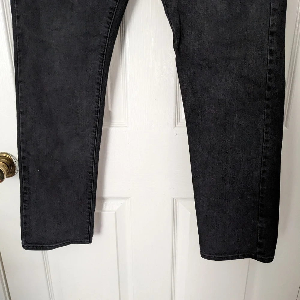 American Eagle Outfitters Men's Black Straight Jeans - Picture 4 of 10